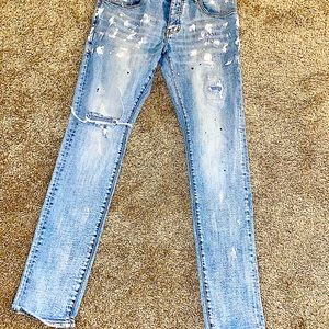 Purple Brand Jeans preowned but in good condition ripped design good quality